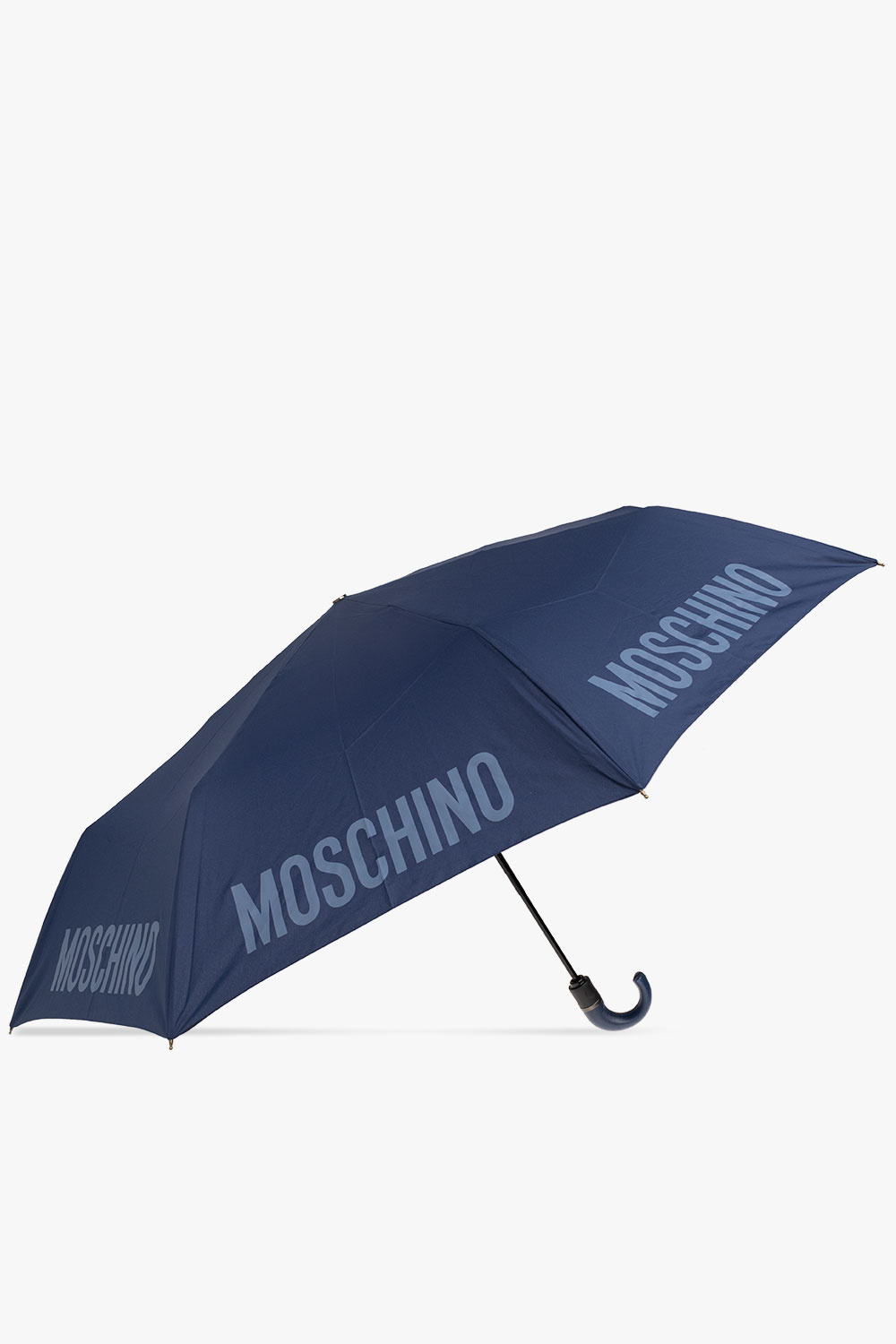 【Moschino】 Logo Umbrella 折りたたみ傘 Green Folding umbrella with logo Moschino - Vitkac AS